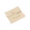 Pochette en microfibre pour bijoux, sable 79 x 79 mm M-502-AR