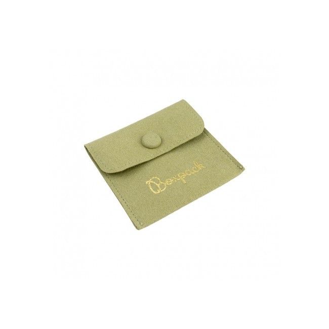 Saquinho de microfibra para joias, caqui 79 x 79 mm M-502-CQ