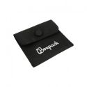 Microfiber pouch for jewelry, black 79 x 79 mm M-502-N