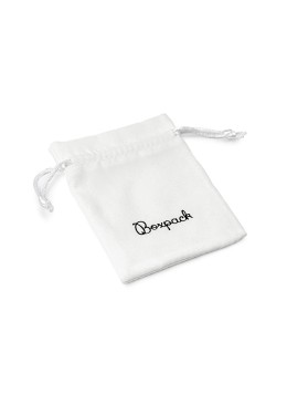 Bolsa textil suede color blanco para joyería y bisutería 95x120 mm S-302-B