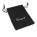 Bolsa textil suede color negro para joyería y bisutería 105x145 mm S-303-N