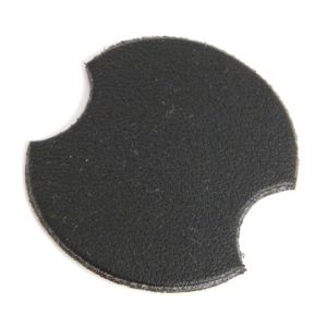 Schwarzes Ring-Display aus Kunstleder DP-1-N