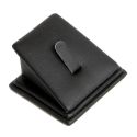 Schwarzes Ring-Display aus Kunstleder DP-2-N