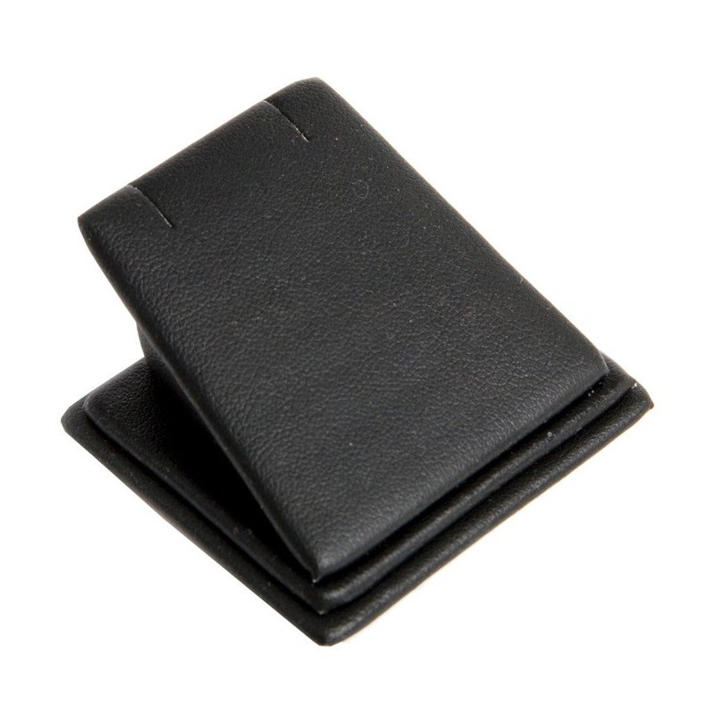 Expositor negro de polipiel para pendientes o colgante de joyería, bisutería y joyas DP-3-N