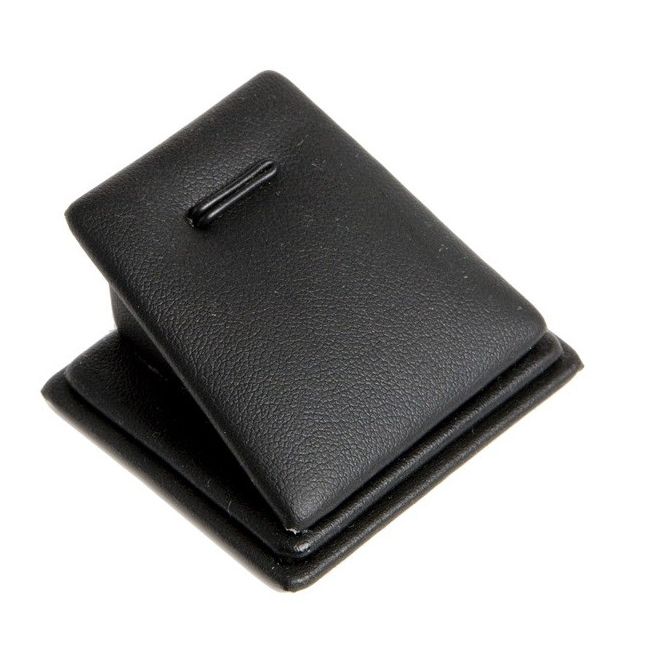 Expositor para pendente em pele sintética, preto DP-4-N