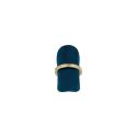 Présentoir à bagues gainé de velours bleu IF-1-A