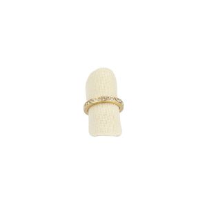 Ring-Display mit Leinenbezug in Beige EL-1-BE