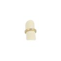 Linen-covered ring display, beige EL-1-BE