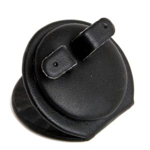 Schwarzes Ohrring-Display aus Kunstleder DP-6-N