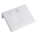 Expositor para conjunto em pele sintética, branco DP-7-B