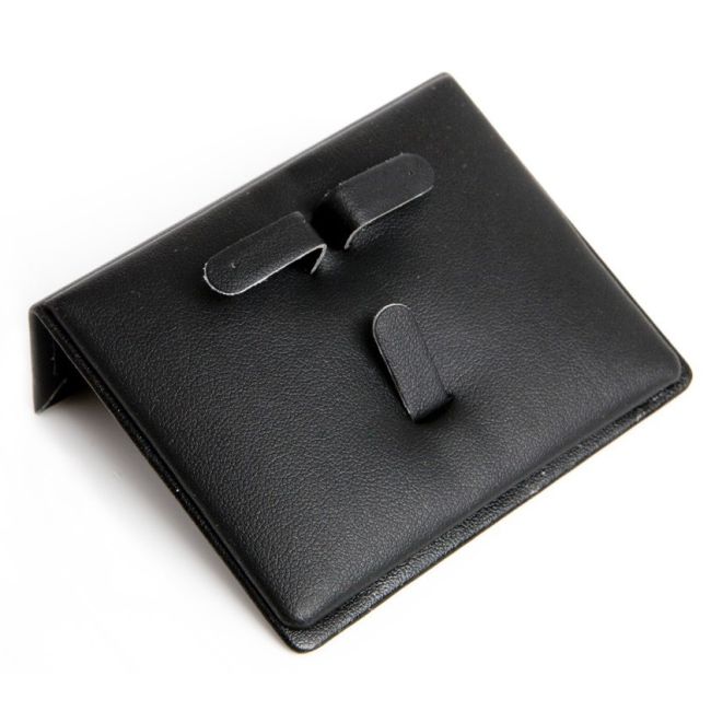 Expositor para conjunto em pele sintética, preto DP-7-N