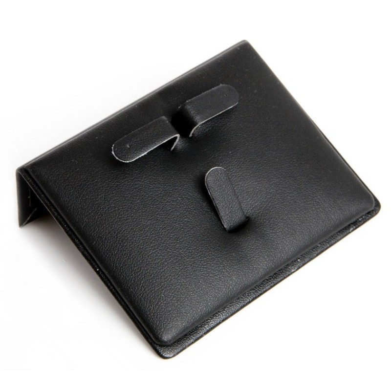 Expositor negro de polipiel para conjunto de joyería, bisutería y joyas DP-7-N