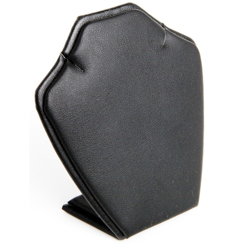 Expositor negro de polipiel para colgante de joyería, bisutería y joyas DP-8-N