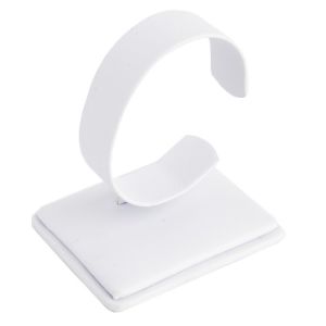 Kunstleren horlogedisplay, wit DP-10-B