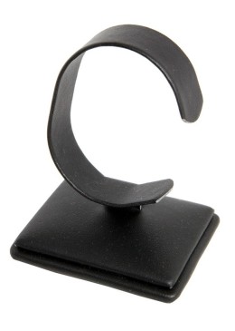 Expositor negro de polipiel para reloj de joyería, bisutería y joyas DP-10-N