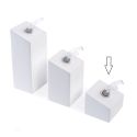 Présentoirs à bagues en bois laqué blanc