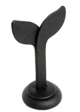 Expositor negro de polipiel para pendientes de joyería, bisutería y joyas DP-11-N