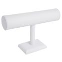 Leatherette bracelet displays, white DP-13-B
