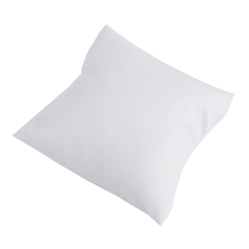 Expositor blanco de polipiel para reloj de joyería, bisutería y joyas DP-14-B