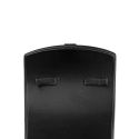 Présentoir à colliers en simili-cuir noir DP-S-N