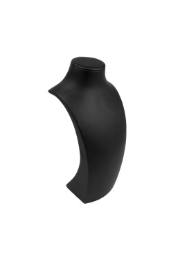 Expositor negro de polipiel para collar de joyería, bisutería y joyas DP-L-N