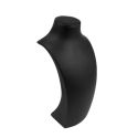 Busto espositore in similpelle per collana, nero DP-L-N