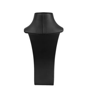 Busto espositore in similpelle per collana, nero DP-L-N