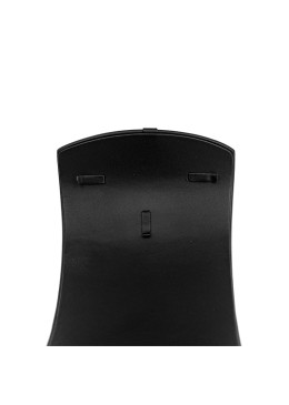 Expositor negro de polipiel para collar de joyería, bisutería y joyas DP-L-N