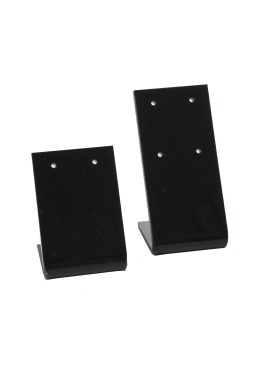 Expositor negro de plástico para pendientes de joyería, bisutería y joyas D-1-N