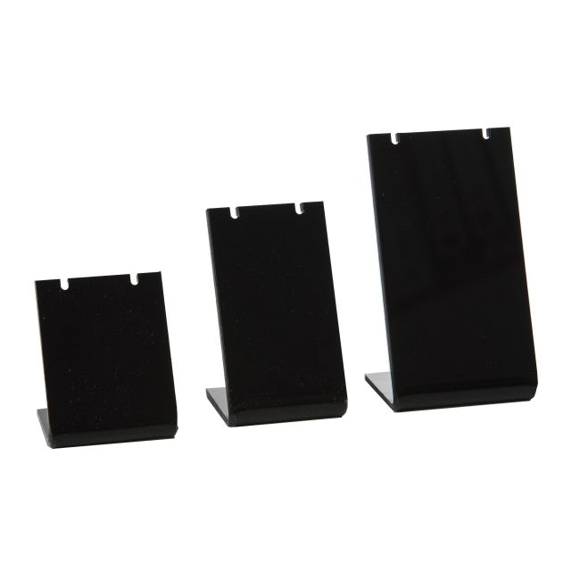 Expositor para pendentes ou brincos em plástico, preto D-3-N