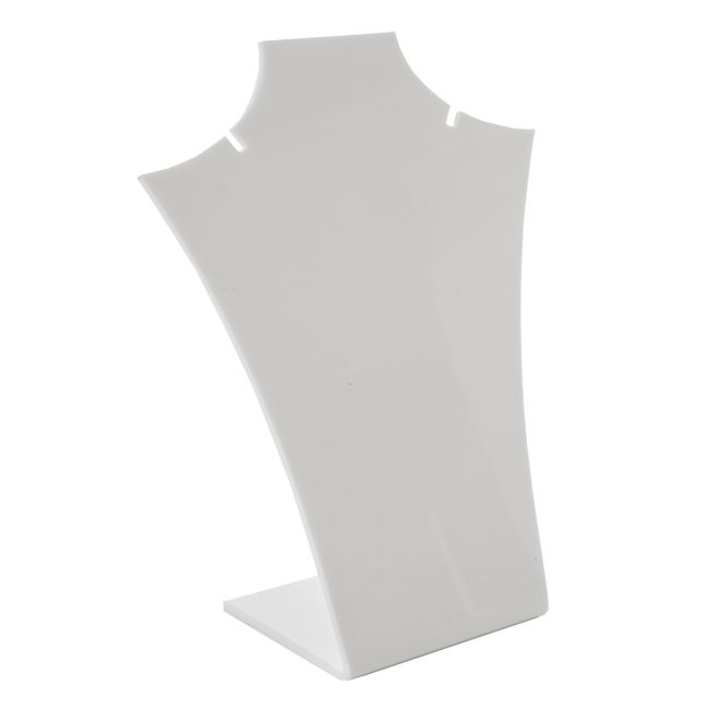 Présentoir à pendentifs en plastique blanc D-8-B