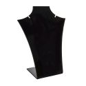 Busto espositore in plastica per ciondolo, nero D-8-N