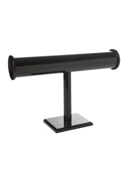 Expositor negro de plástico para pulseras de joyería, bisutería y joyas D-10-N