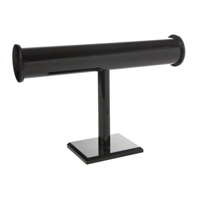Plastic multi-bracelet display, black D-10-N