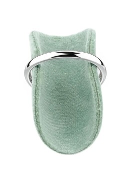 Expositor forrado en velvet aguamarina para anillo de joyería bisutería y joyas IF-1-AQ