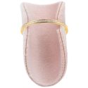 Velvet-covered ring display, pink IF-1-RS