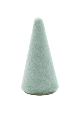 Expositor forrado en velvet aguamarina para anillo de joyería bisutería y joyas. IF-2-AQ