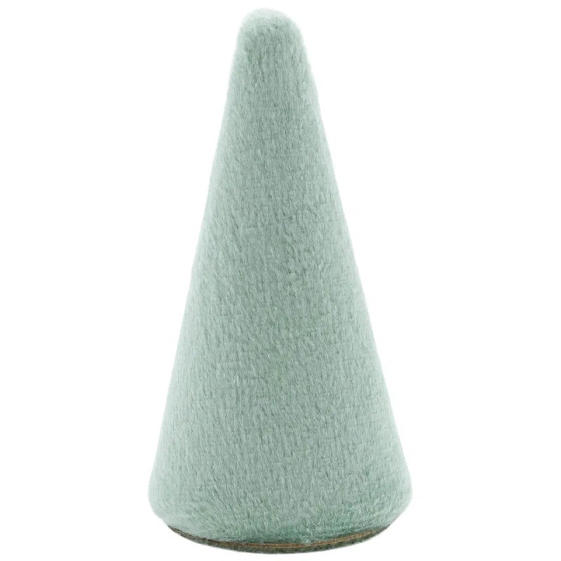 Expositor forrado en velvet aguamarina para anillo de joyería bisutería y joyas. IF-2-AQ