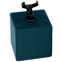 Velvet-covered ring display, blue IF-3-A