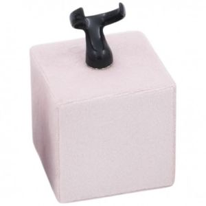 Ring-Display mit Samtbezug in Rosa IF-3-RS
