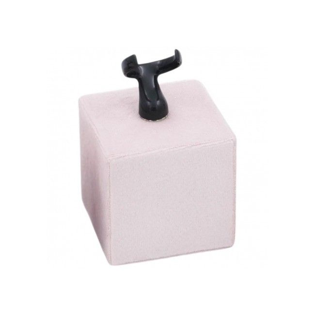 Espositore in velluto per anello, rosa IF-3-RS