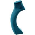 Busto espositore in velluto per ciondolo o collana, blu IF-9-A