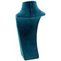 Expositor forrado a veludo para pendente ou colar, azul IF-9-A