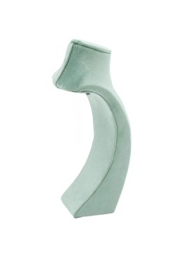 Expositor forrado en velvet aguamarina para colgante o collar de joyería bisutería y joyas IF-9-AQ.