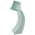 Velvet-covered pendant or necklace display, aquamarine IF-9-AQ