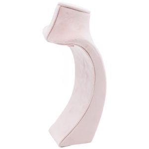 Busto espositore in velluto per ciondolo o collana, rosa IF-9-RS