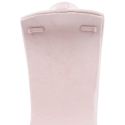 Velvet-covered pendant or necklace display, pink IF-9-RS