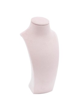 Expositor forrado en velvet rosa para colgante o collar de joyería bisutería y joyas IF-9-RS.