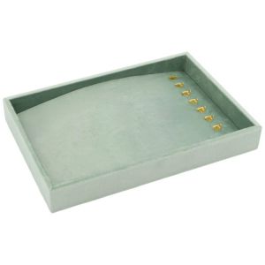 Vassoio in velluto per bracciali o collane, acquamarina IF-12-AQ