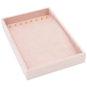 Met fluweel beklede sieradentray voor armbanden of kettingen, roze IF-12-RS